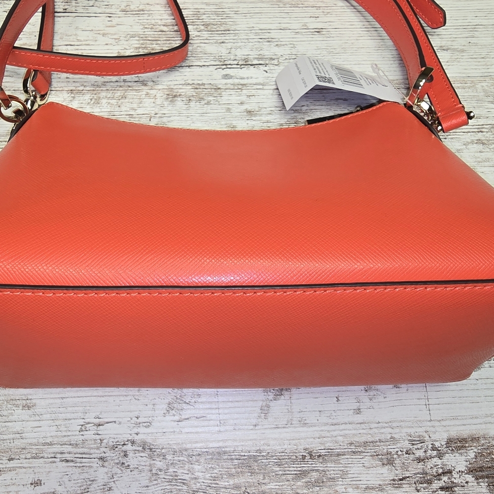Kate Spade Sm Shoulder Purse Orangish Red  NWT - Picture 6 of 6